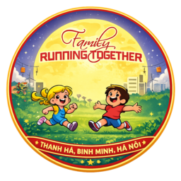 Logo Family Running Together